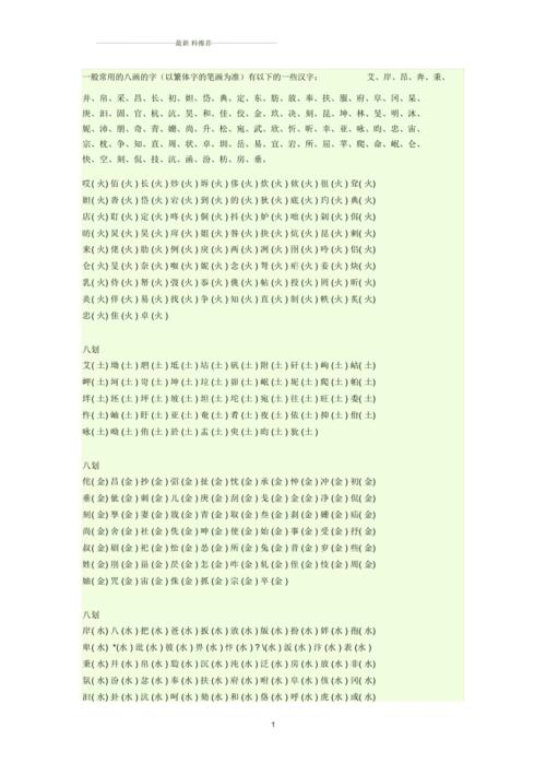 八画字起名 八画起名<font color='red'>常用字</font>有哪些