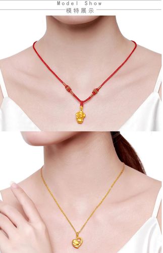 红绳配黄金生肖<font color='red'>吊坠</font>寓意 各种属相<font color='red'>吊坠</font>寓意是什么意思？