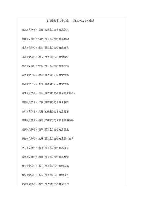 龙凤胎宝宝起名大全免费取名 楚辞<font color='red'>诗经</font>取双胞胎名字