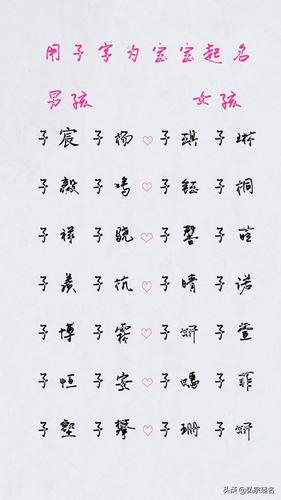 性罗<font color='red'>带子</font>字的女孩名字 后面<font color='red'>带子</font>字的名字