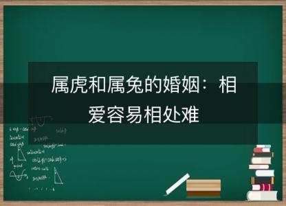 属虎和属兔的婚姻：相爱容易相处难